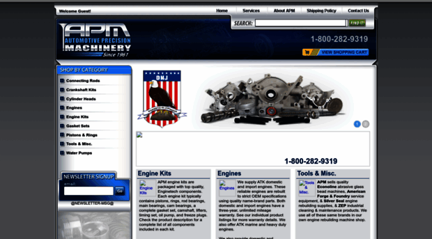 apmengineparts.com