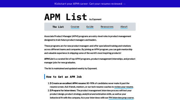 apmlist.com