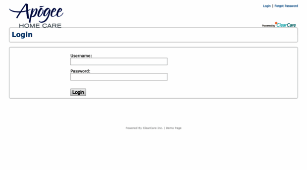 apogee.clearcareonline.com
