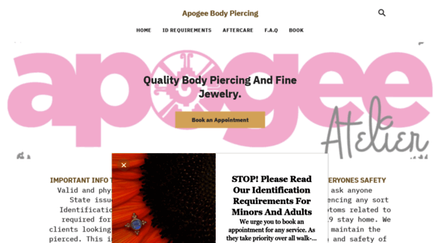 apogeepiercing.com