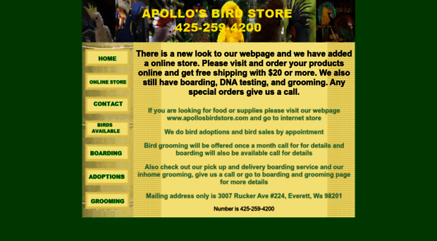 apollosbirdstore.com