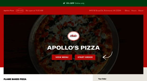 apollospizzarichmond.com