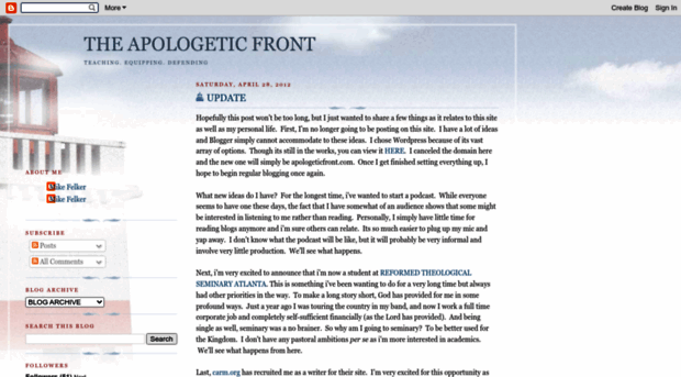 apologeticfront.blogspot.com