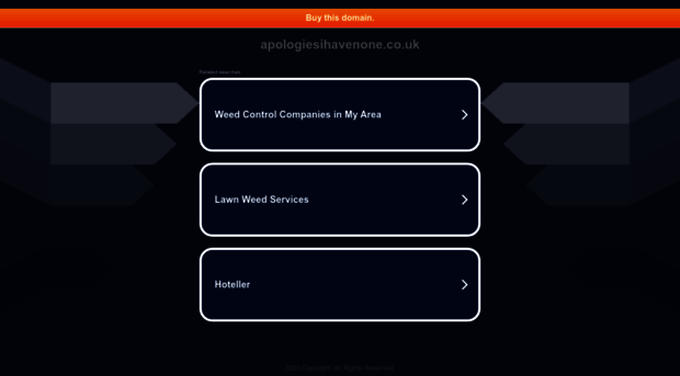 apologiesihavenone.co.uk