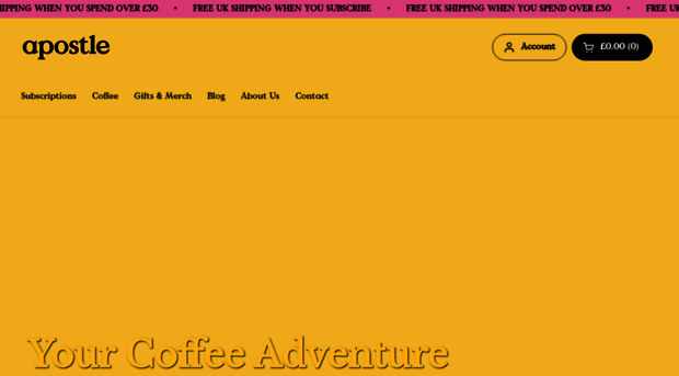 apostlecoffee.com