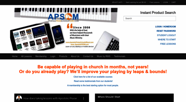 apostolicpraiseschoolofmusic.com