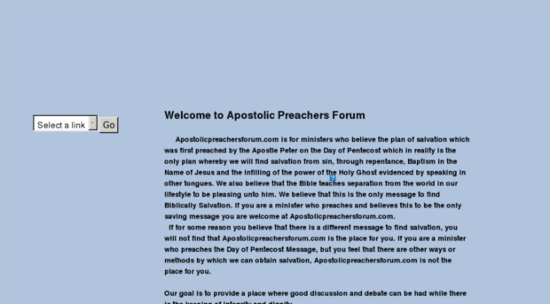 apostolicpreachersforum.com