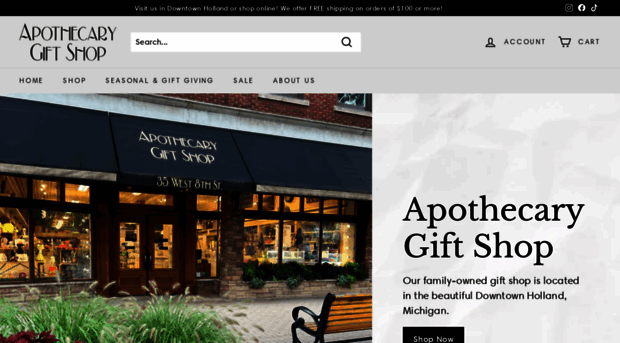 apothecarygiftshop.com