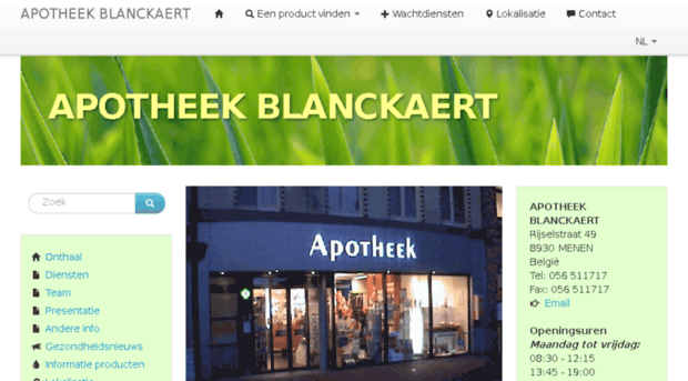 apotheekblanckaert.be