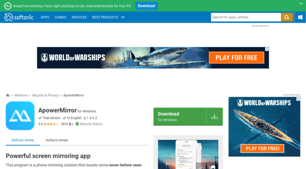 apowermirror.en.softonic.com
