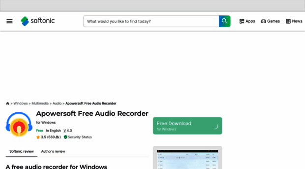 apowersoft-free-audio-recorder.en.softonic.com