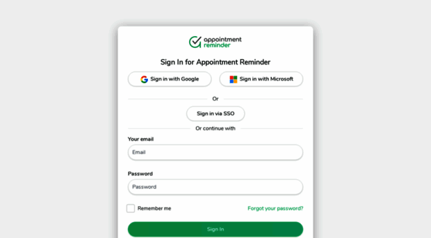 app.appointmentreminder.com