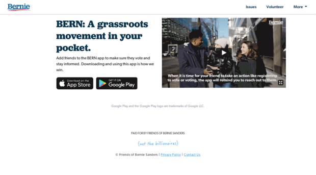 app.berniesanders.com
