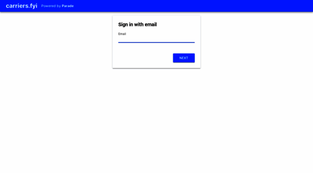 app.carriers.fyi