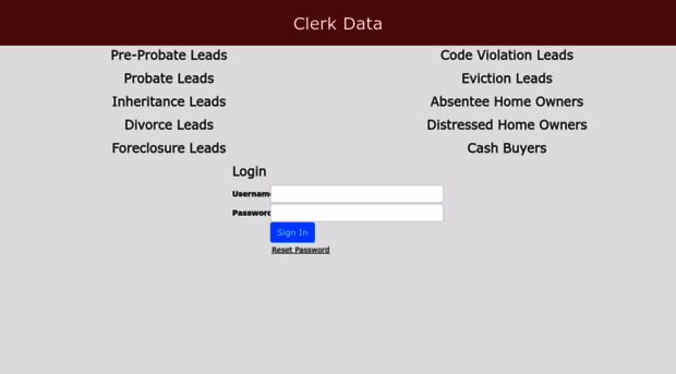 app.clerkdata.com