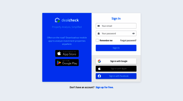 app.dealcheck.io