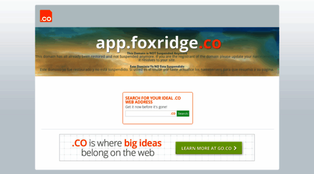 app.foxridge.co