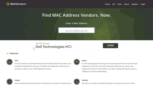 app.macvendors.com