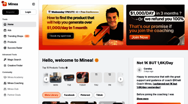 app.minea.com