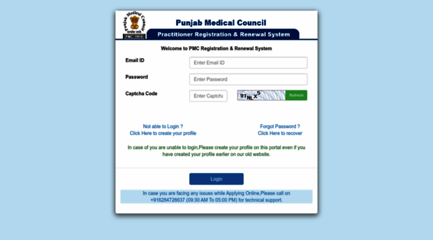 app.punjabmedicalcouncil.in