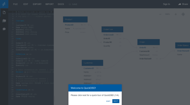 app.quickdatabasediagrams.com