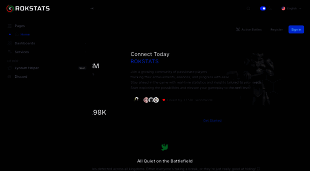app.rokstats.online - ROKSTATS - Rise of Kingdoms St... - App ROKSTATS