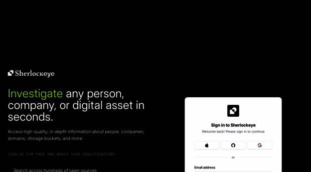 app.sherlockeye.io