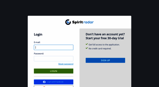 app.spiritradar.com