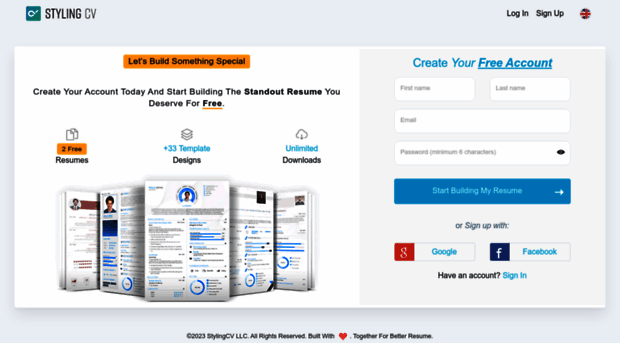 app.stylingcv.com