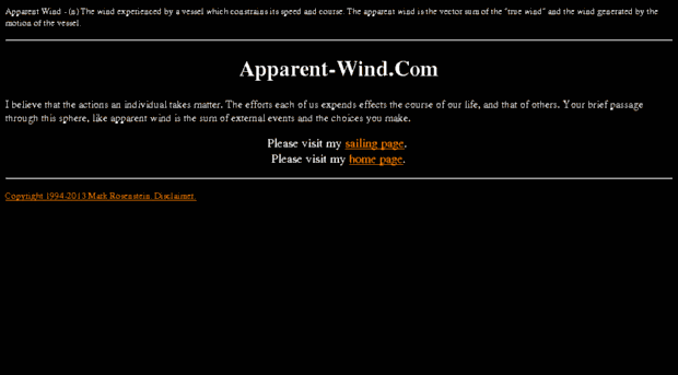 apparent-wind.com