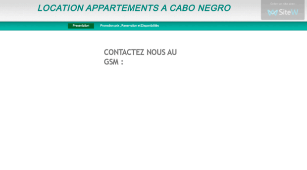 appartementcabonegro.sitew.com