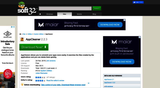 appcleaner.soft32.com