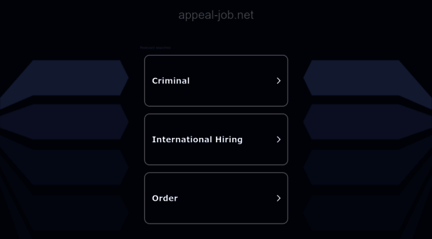 appeal-job.net