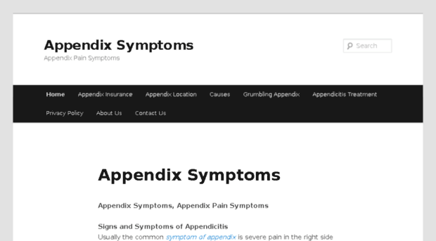 appendixsymptoms.org