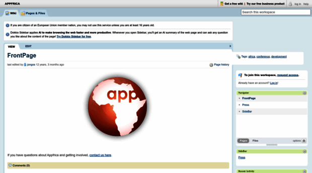 appfrica.pbwiki.com