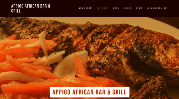 appiooafricanbargrill.com