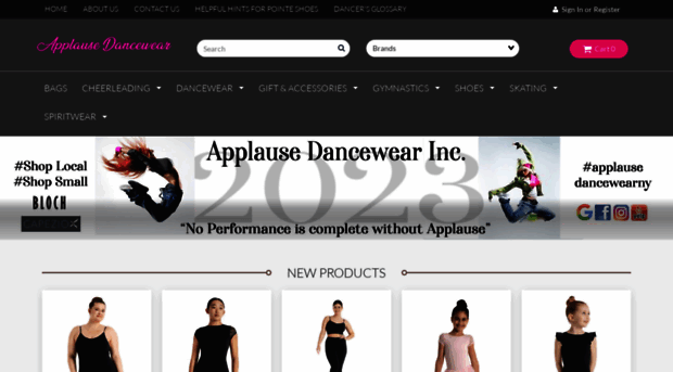 applausedancewear.com