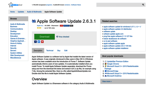 apple-software-update.updatestar.com