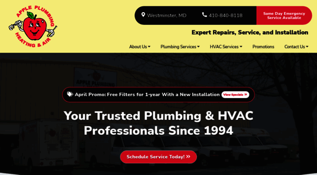 appleplumbing.com