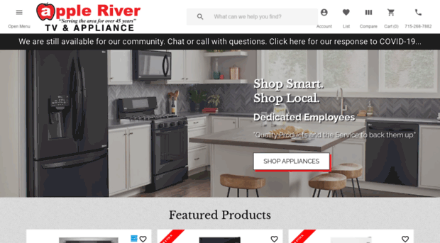 applerivertvandappliance.com