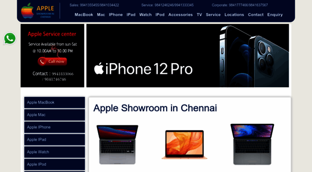 appleshowroominchennai.com