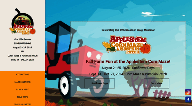 applestemcornmaze.com