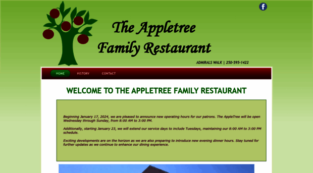 appletreefamilyrestaurant.com