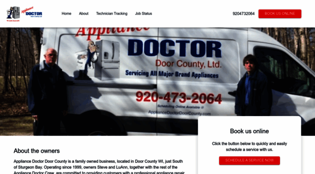 appliancedoctordoorcounty.com