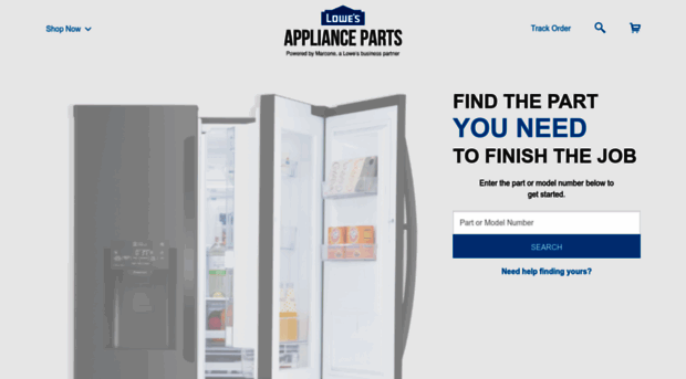 applianceparts.lowes.com