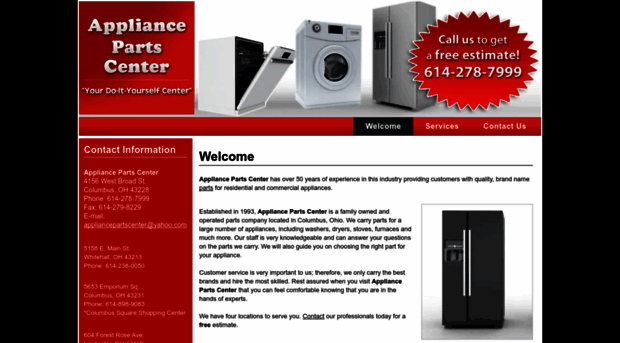 appliancepartscentersofcolumbus.com