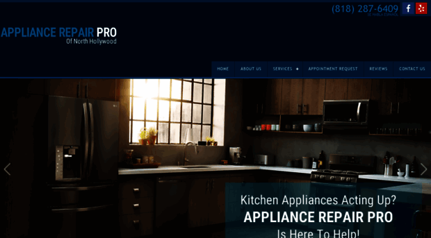 appliancerepairpronorthhollywood.com