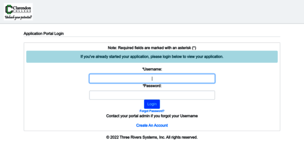 application.clarendoncollege.edu