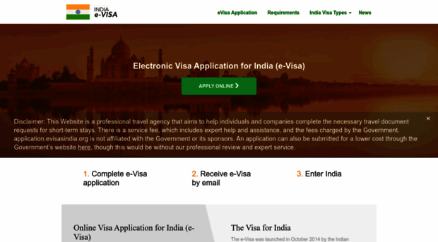 application.evisasindia.org