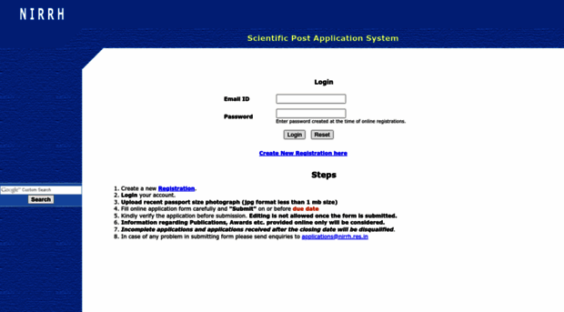 application.nirrh.res.in